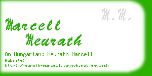 marcell meurath business card